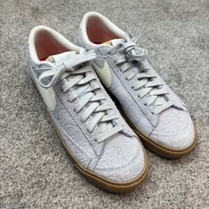 New! Nike Blazer Low '77 Vintage Football Grey Gum Women's 10.5